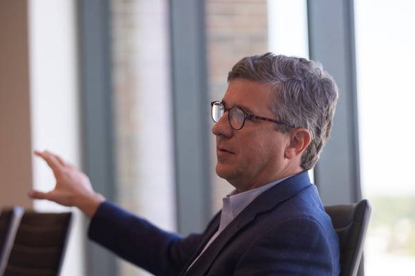 Heath Schondelmayer, the Columbus division CEO for Synovus, said the merger with Pinnacle Financial Partners will combine two customer bases with minimal overlap. (Arvin Temkar/AJC)