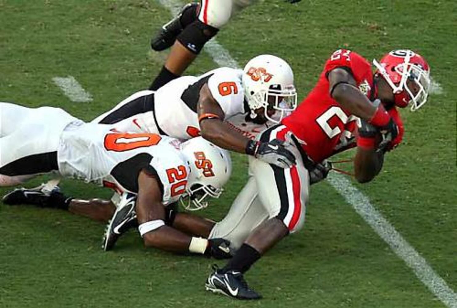 Georgia Bulldogs 35, Oklahoma St. 14 (2007)