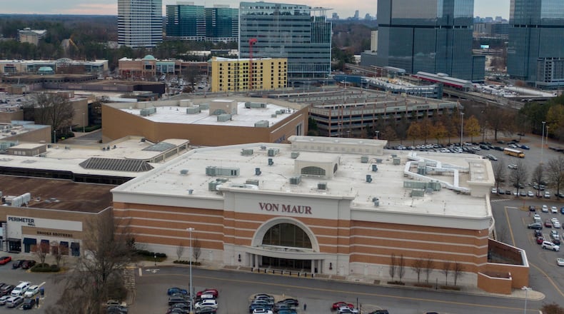 An aerial view of Perimeter Mall (Hyosub Shin / Hyosub.Shin@ajc.com)