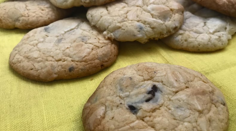 With Chocolate Chip-Walnut Cake Mix Cookies, being stuck at home feels a whole lot better. LIGAYA FIGUERAS / LIGAYA.FIGUERAS@AJC.COM