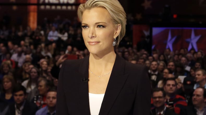 FILE - In this Jan. 28, 2016 file photo, Moderator Megyn Kelly waits for the start of the Republican presidential primary debate in Des Moines, Iowa. Former Republican House Speaker Newt Gingrich told Kelly she is “fascinated with sex” amid criticism of her coverage of sexual misconduct accusations against GOP presidential nominee Donald Trump. The heated exchange came Tuesday, Oct. 25, 2016, on Kelly’s program. Kelly responded to Gingrich’s comment by saying she’s “not fascinated by sex,” but is “fascinated by the protection of women.” (AP Photo/Chris Carlson, File)