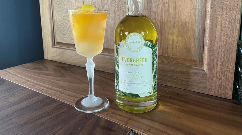 Evergreen is Longleaf Distilling's version of a French herbal liqueur. Krista Slater for The Atlanta Journal-Constitution
