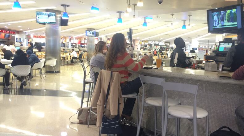 Hartsfield-Jackson's Concourse E food court today