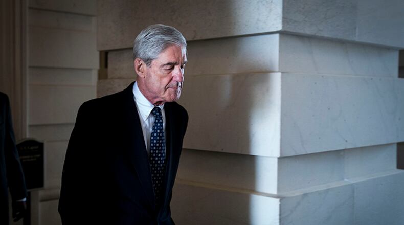Robert Mueller, the special counsel leading the Russia investigation, leaves the Capitol in Washington, June 21, 2017.