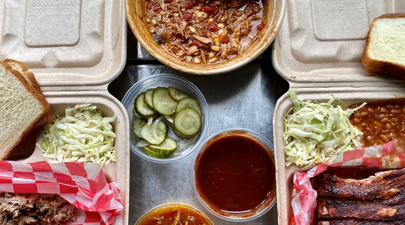 While some modern barbecue restaurants around town offer innumerable options, and can end up being as pricey as a fine-dining experience, BBQ Cafe in Decatur won’t destroy your budget. Wendell Brock for The AJC