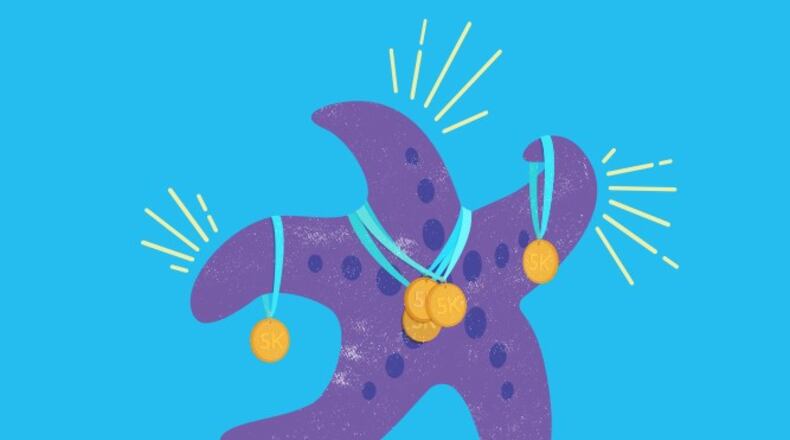 Either in person or online, the Georgia Aquarium 5K Walk/Run will be held March 12 in person or March 12 to April 17 online.  (Courtesy of Georgia Aquarium)