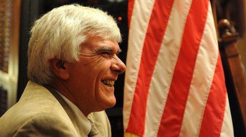 State Rep. Jay Powell, who died in November, was remembered as a "courageous" no-nonsense advocate for rural issues and fiscal conservatism.