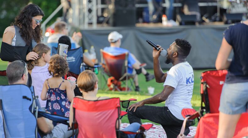 Families enjoy themselves at last year's summer concert series in Dunwoody. (Photo: City of Dunwoody)