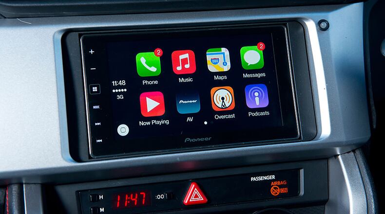 An example of dashboard technology in most new cars in 2014.