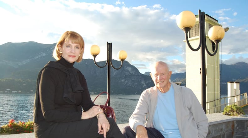 Peggy and Steve Newfield in Lake Como, Italy, in 2012