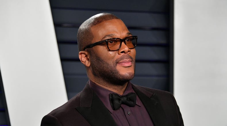 BEVERLY HILLS, CA - FEBRUARY 24: Tyler Perry attends the 2019 Vanity Fair Oscar Party hosted by Radhika Jones at Wallis Annenberg Center for the Performing Arts on February 24, 2019 in Beverly Hills, California.  (Photo by Dia Dipasupil/Getty Images)