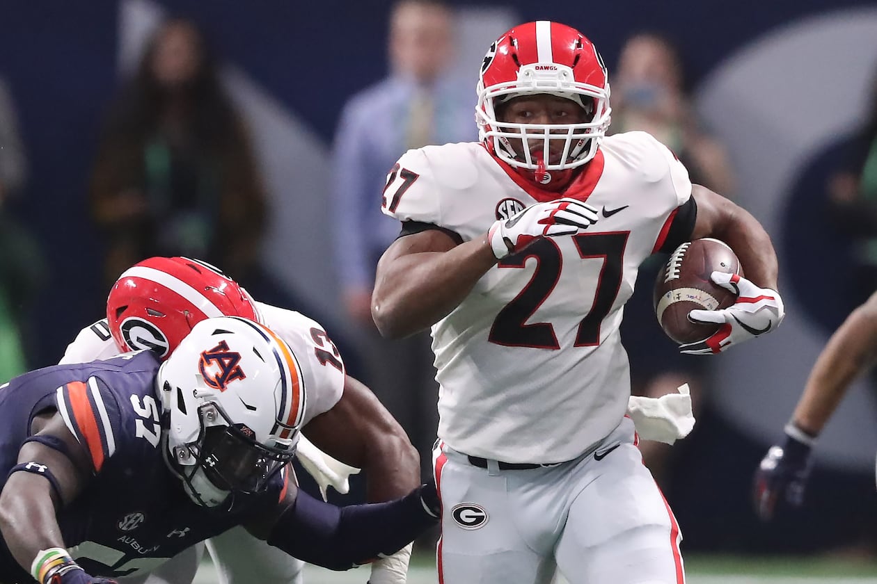 Nick Chubb-rush propst-Georgia football