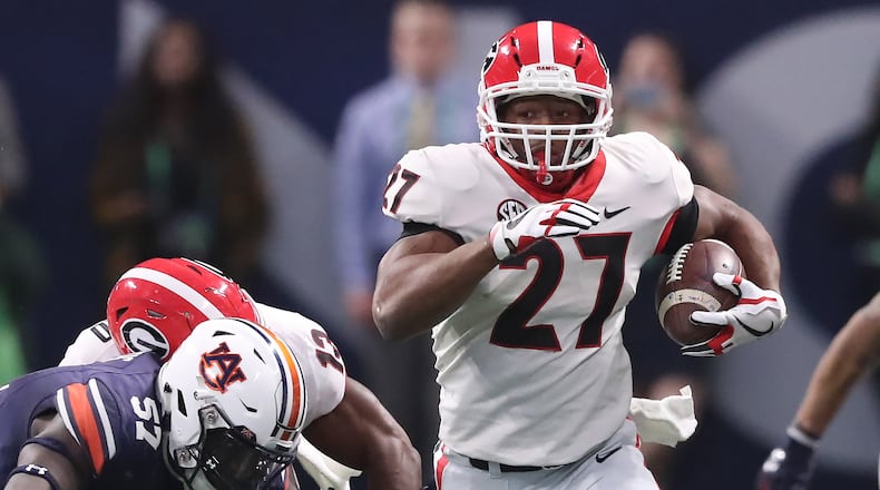 Nick Chubb-rush propst-Georgia football