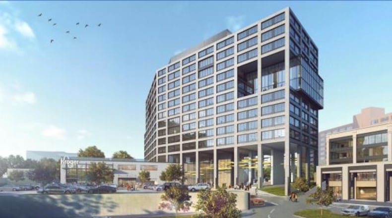 The 725 Ponce project near the Atlanta Beltline by developer New City would feature a new Kroger store and and an office tower. The current Kroger store has the infamous nickname “Murder Kroger,” but the Cincinnati-based grocer has tried in recent years to re-brand it as the “Beltline Kroger.”