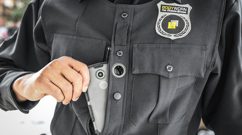 DeKalb County has approved the purchase of 600 BodyWorn smartphone cameras. (Credit: Utility Inc.)
