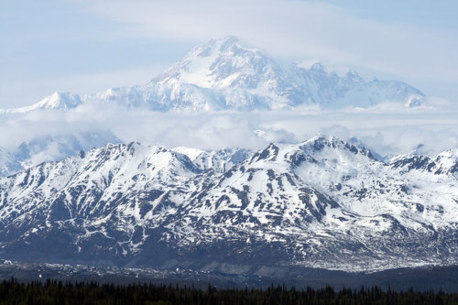 See Mount McKinley, tallest U.S. peak -- or not