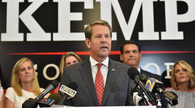 Republican Brian Kemp is running for Georgia governor. HYOSUB SHIN / HSHIN@AJC.COM