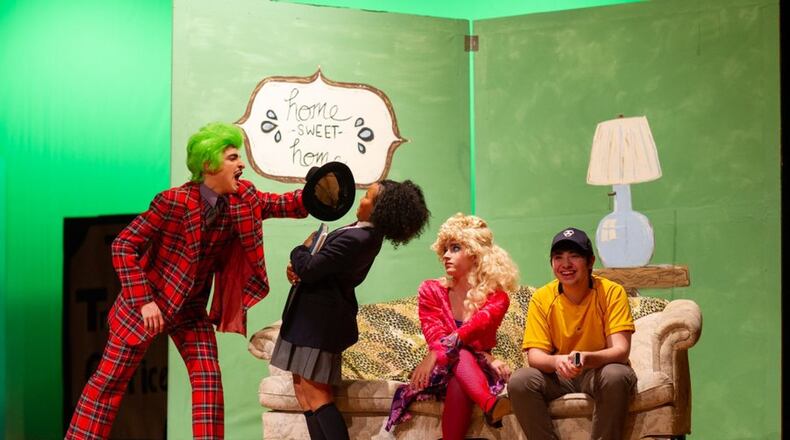 Students of Centennial High School in Roswell are shown here performing “Matilda.” They are one of the schools that had their production judged before the statewide school shutdown. COURTESY OF FULTON COUNTY SCHOOLS