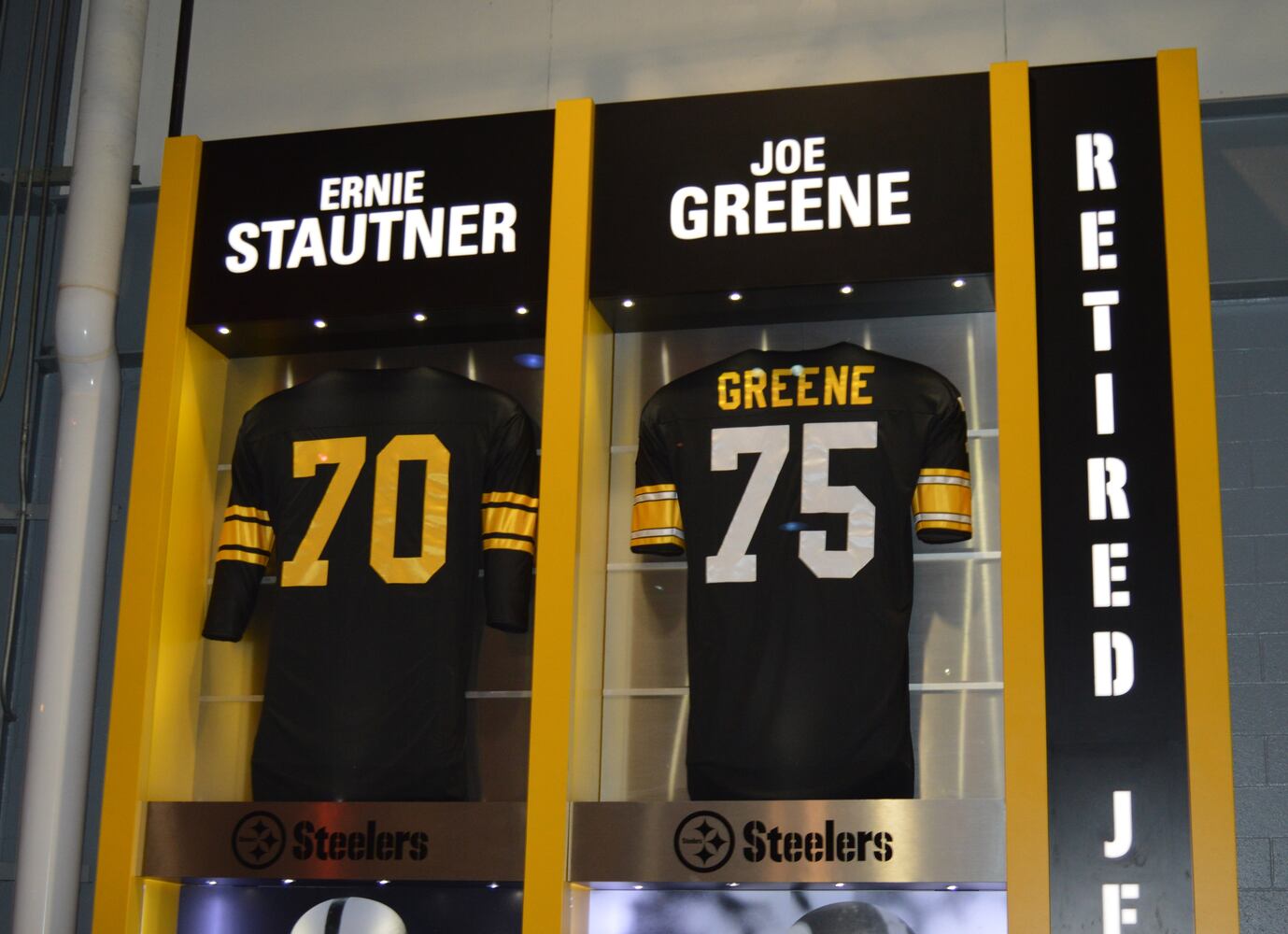 Joe Greene jersey unveiling