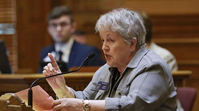 State Sen. Nan Orrock, D-Atlanta, is fighting proposed legislation that would give the state oversight of Hartsfield-Jackson International Airport. BOB ANDRES / BANDRES@AJC.COM