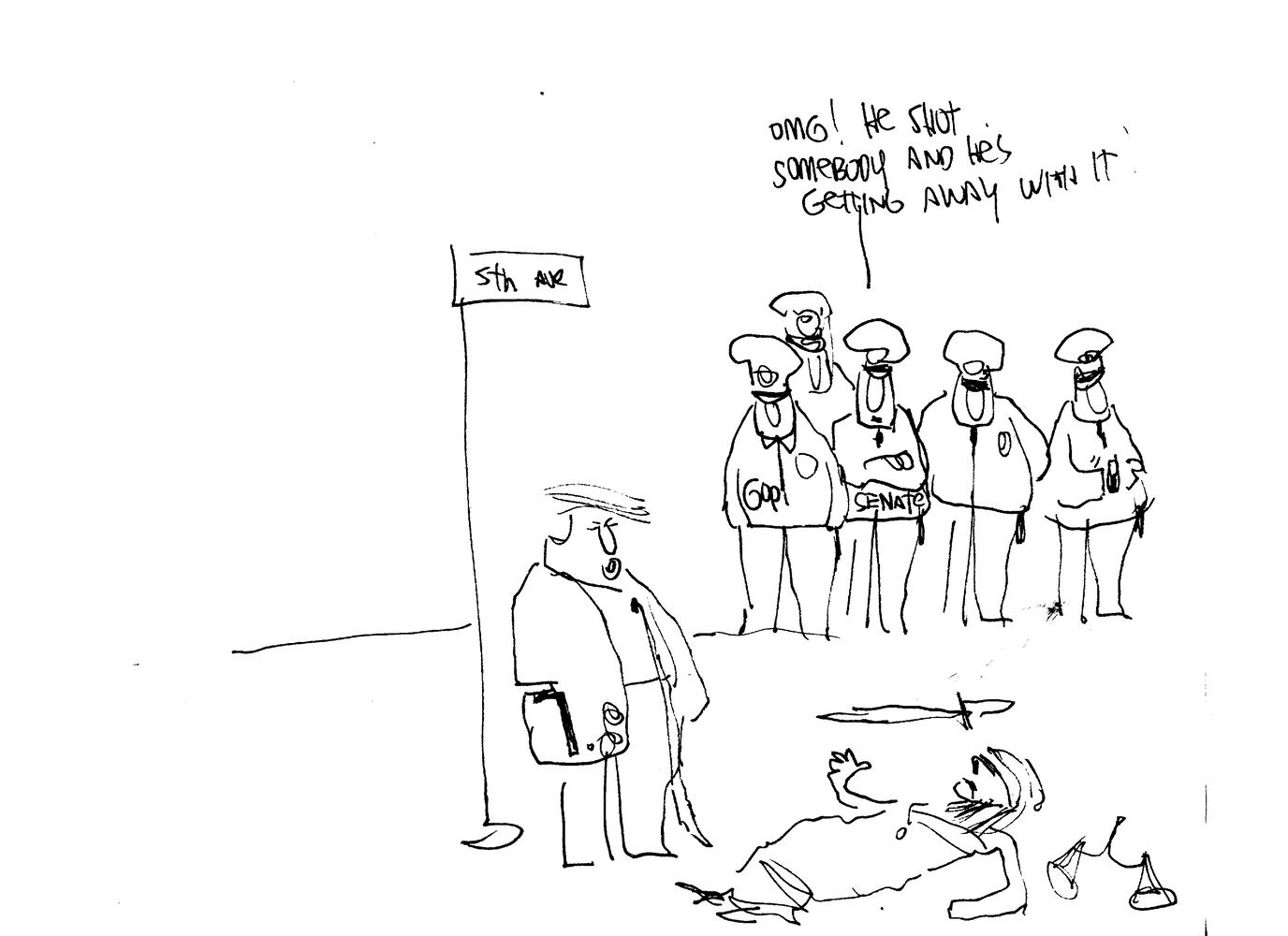 Mike Luckovich shares his Round File for February 2020
