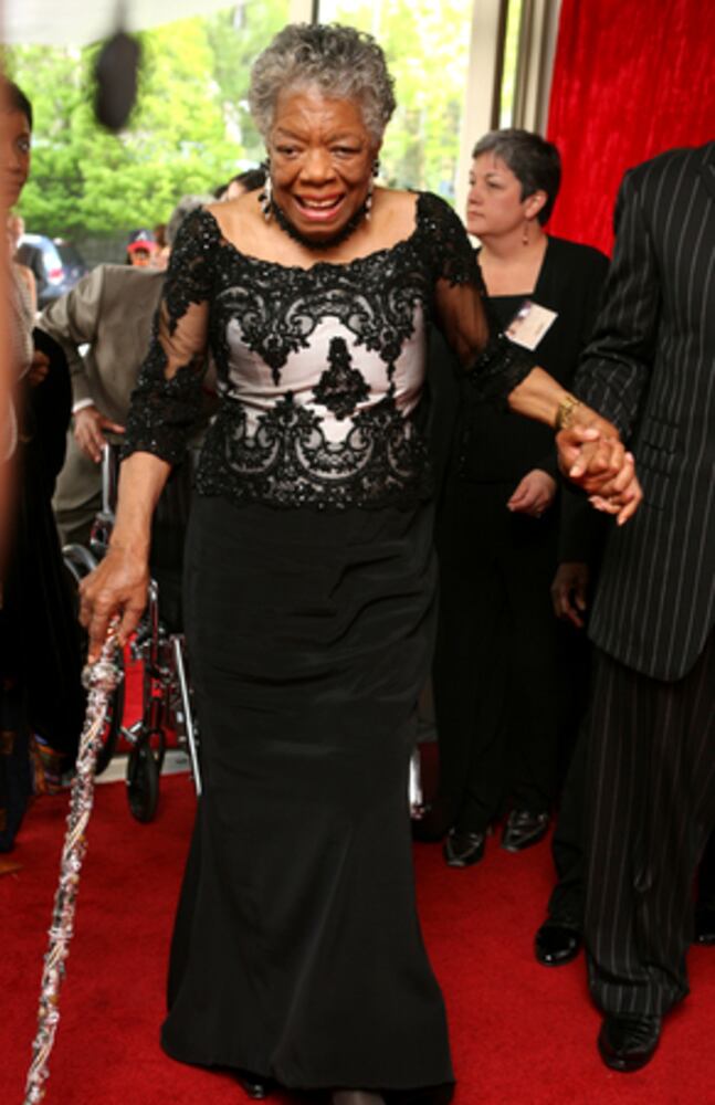Angelou's birthday celebration