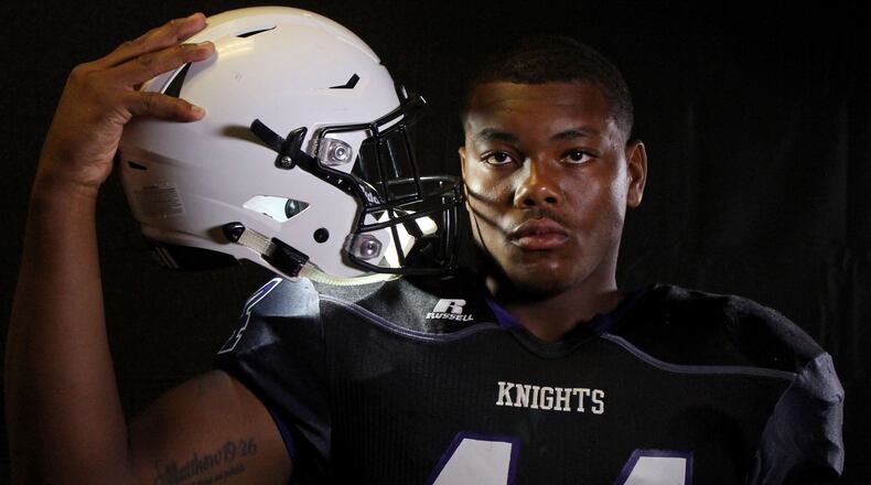 Upson-Lee defensive tackle Travon Walker, a member of the AJC Super 11 team, played at the University of Georgia. He is projected to be among the top players selected Thursday in the NFL draft. (Jenna Eason / Jenna.Eason@coxinc.com)