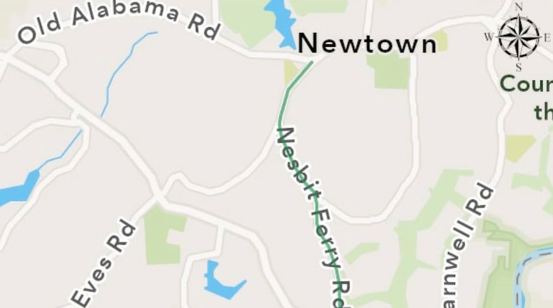 Johns Creek and Roswell have agreed to work together on improvements to Nesbit Ferry Road. (Courtesy City of Johns Creek)