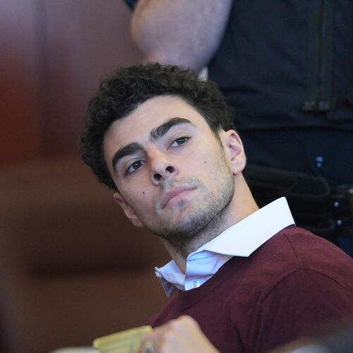 FILE - Luigi Mangione appears in Manhattan Criminal court, Dec. 23, 2024, in New York. (Curtis Means/Pool Photo via AP, file)