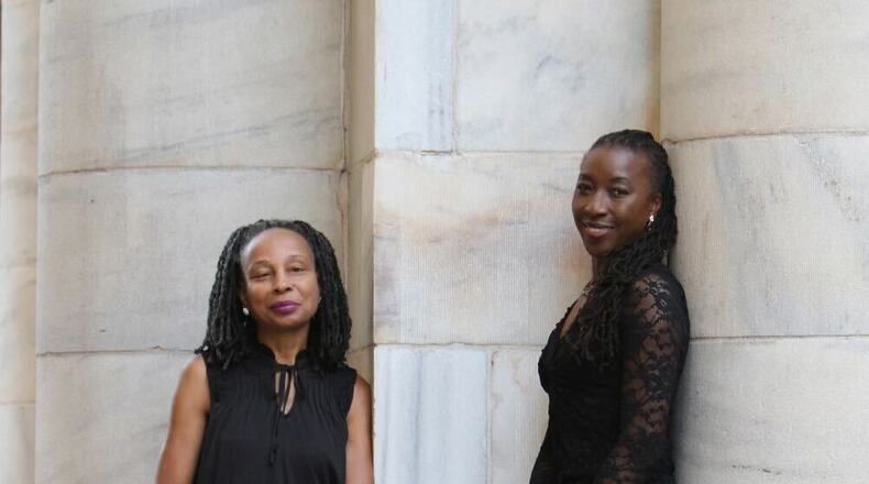 Leila Bolden and Phyllis Adams of  Song Rise to Thee. The two performed "Amazing Grace," at the funeral of President Jimmy Carter.