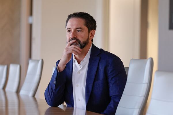 Andy Starnes, managing partner at Moore Colson accounting and advisory firm poses for a portrait at the company’s headquarters in Atlanta on Monday, Oct. 20, 2025. (Natrice Miller/AJC)