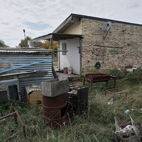 The rural family home where Rodrigo Morinigo, who died from hantavirus in January at the age of 14, lived with his family when he contracted the illness in San Andres de Giles, Argentina, Wednesday, May 6, 2026. (AP Photo/Victor R. Caivano)