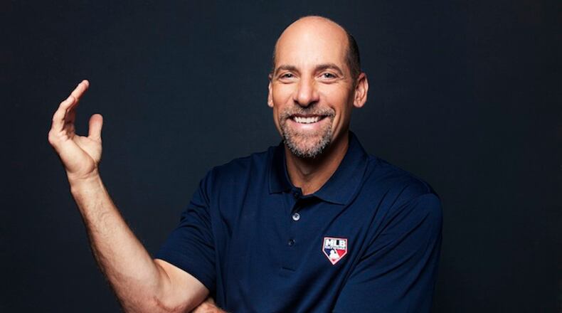 John Smoltz, the first pitcher who had Tommy John surgery -- in 2000 at the age of 34 -- to be elected to the Hall of Fame, shows the scar on his right arm in Secaucus, N.J., Aug. 20, 2015. For ballplayers, the anxiety over going through Tommy John surgery eventually disappears. But the procedure’s telltale scars, a defining emblem of the trade, remain. (Jesse Dittmar/The New York Times)