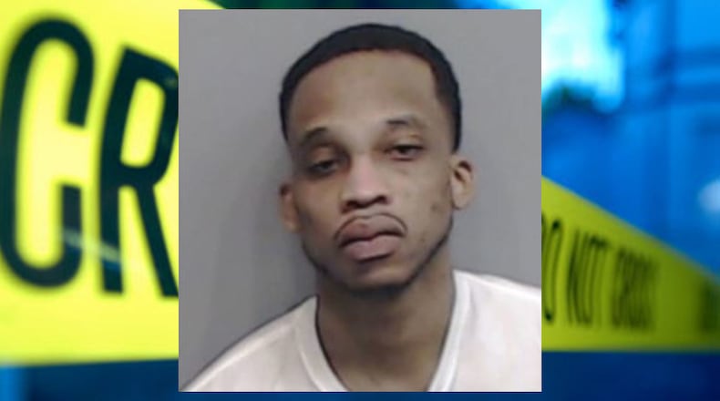 David Robinson, 32, allegedly shot and killed an East Point man outside a strip club in southwest Atlanta.