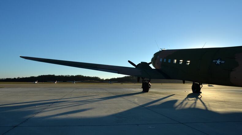 A plane sits at Paulding County Airport in Dallas. Credit Hyosub Shin HSHIN@AJC.COM
