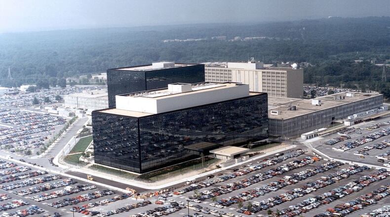This photo shows the National Security Agency (NSA) headquarters in Fort Meade, Maryland. The NSA is accusing a 25-year-old woman of leaking classified information to the news media. Reality Leigh Winner was arrested Monday and charged with ‘gathering, transmitting or losing defense information.’