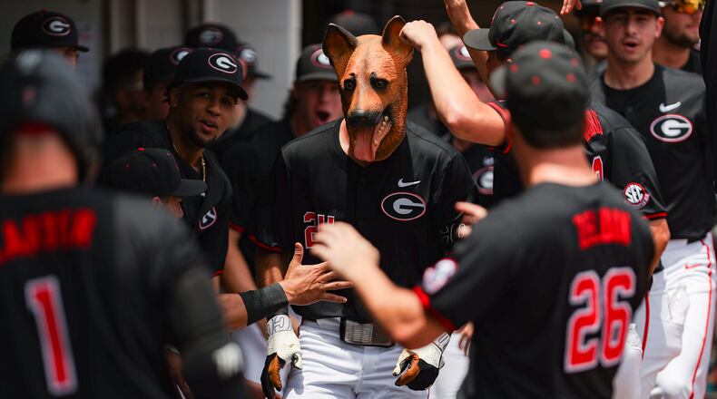 Georgia's Charlie Condon (24) during Georgia's game against Army during the first round of the NCAA Athens Regional Tournament at Foley Field in Athens, Ga., on Friday, May 31, 2024. (Kari Hodges/UGAAA)