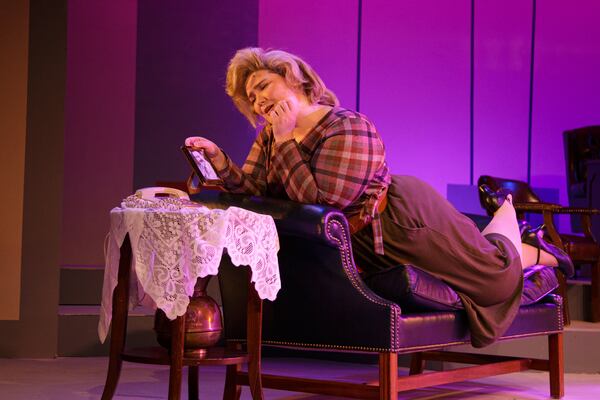 Caty Bergmark is a ruthless scene stealer as Roz, the lovestruck administrative assistant. (Courtesy of Sydney Lee)