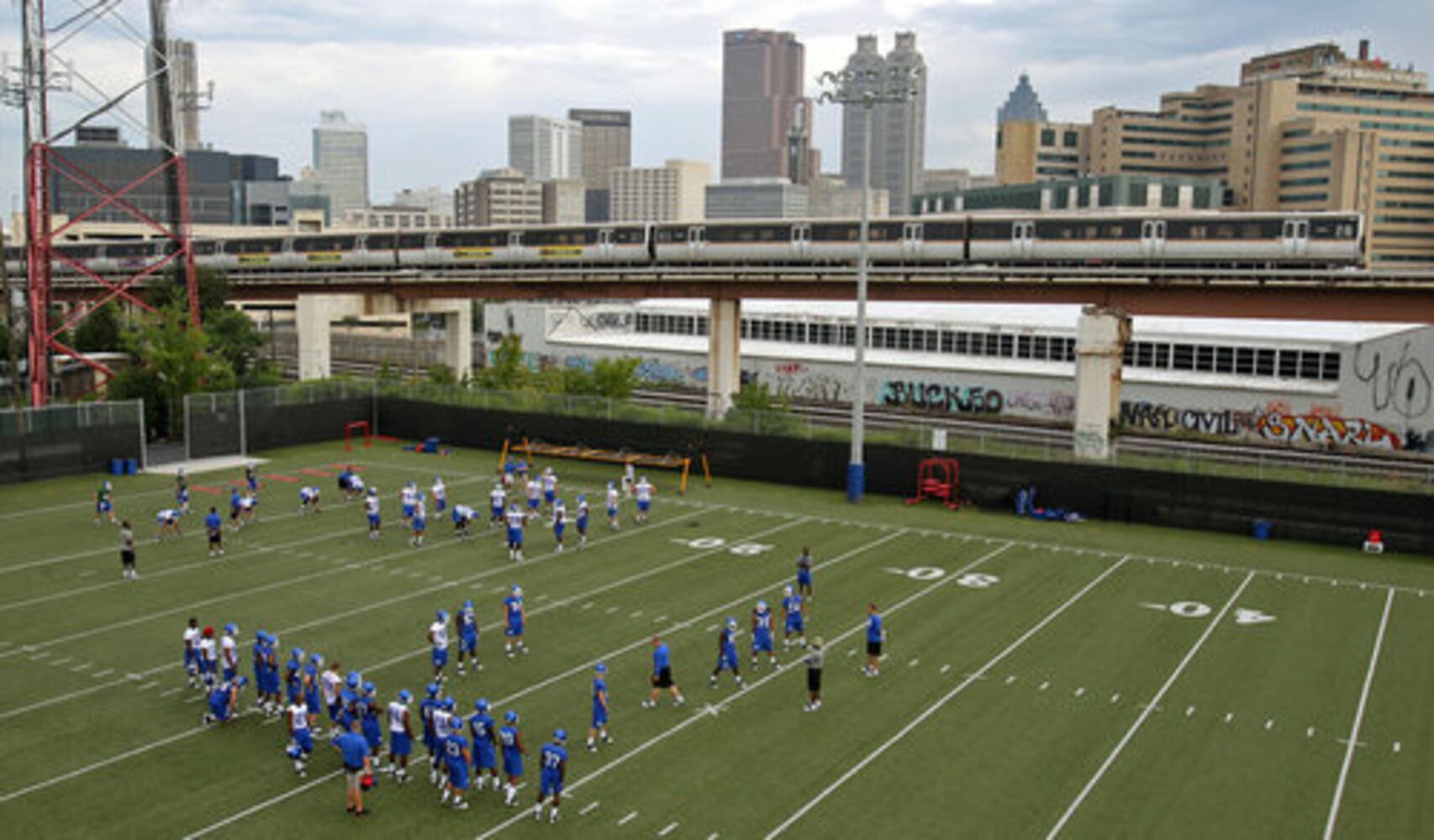 Georgia State opens football practice
