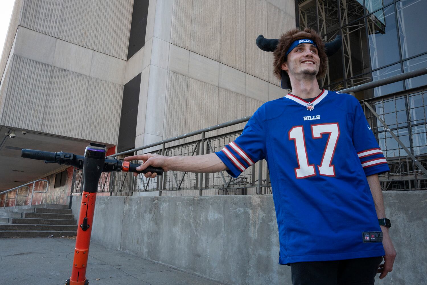 Photos of Bills fans tailgating before Falcons game 10/13/25