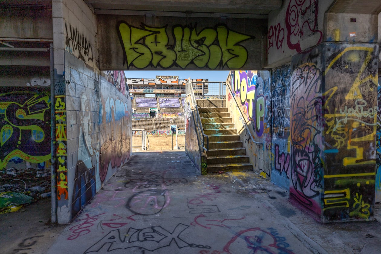 Herndon Stadium was named for Alonzo Herndon and could seat 15,011. The venue hosted field hockey during the 1996 Olympics. (Steve Schaefer/steve.schaefer@ajc.com)