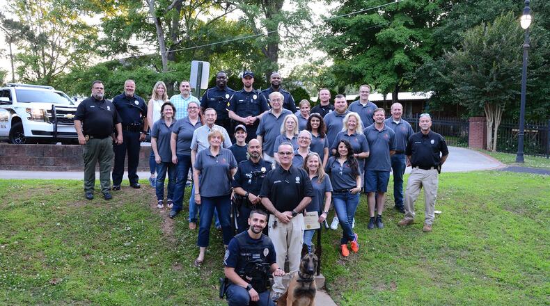The Lilburn Police Department is accepting applications to the Citizen's Police Academy. Shown here: the Fall, 2019 Class. (Courtesy Lilburn Police Department)