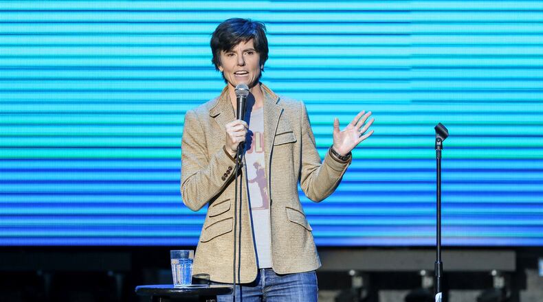 HOLLYWOOD, CA - APRIL 20: Tig Notaro performs on stage at "Keep It Clean" To Benefit Waterkeeper Alliance at Avalon on April 20, 2017 in Hollywood, California. (Photo by Rich Polk/Getty Images for Waterkeeper Alliance )