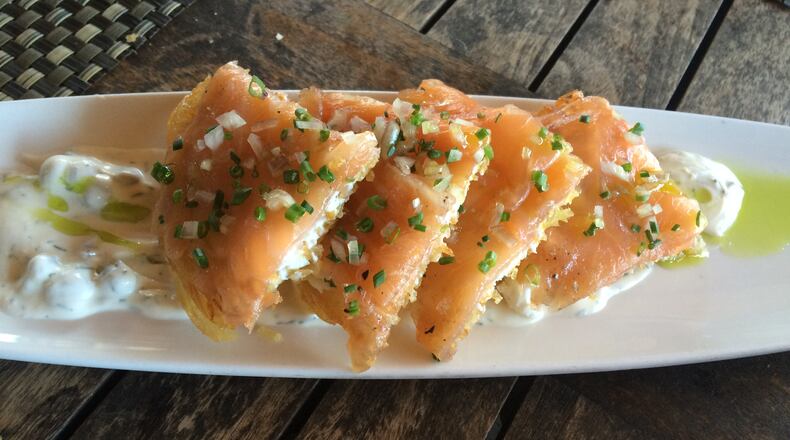 The smoked salmon appetizer at Canoe / Photo: Ligaya Figueras