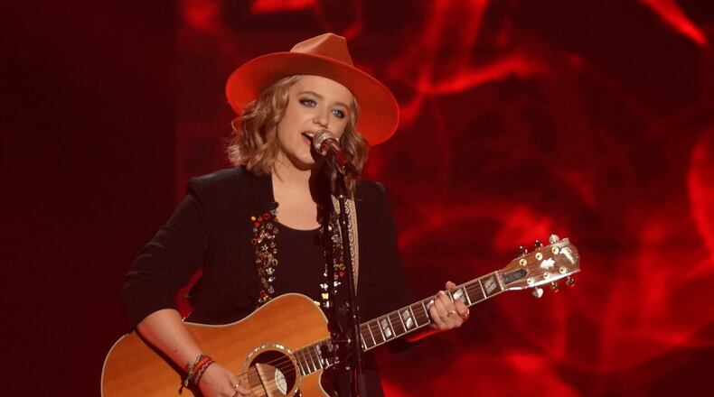 Leah Marlene on "American Idol" during the top 11 that aired Monday, April 25, 2022. (ABC/Eric McCandless)