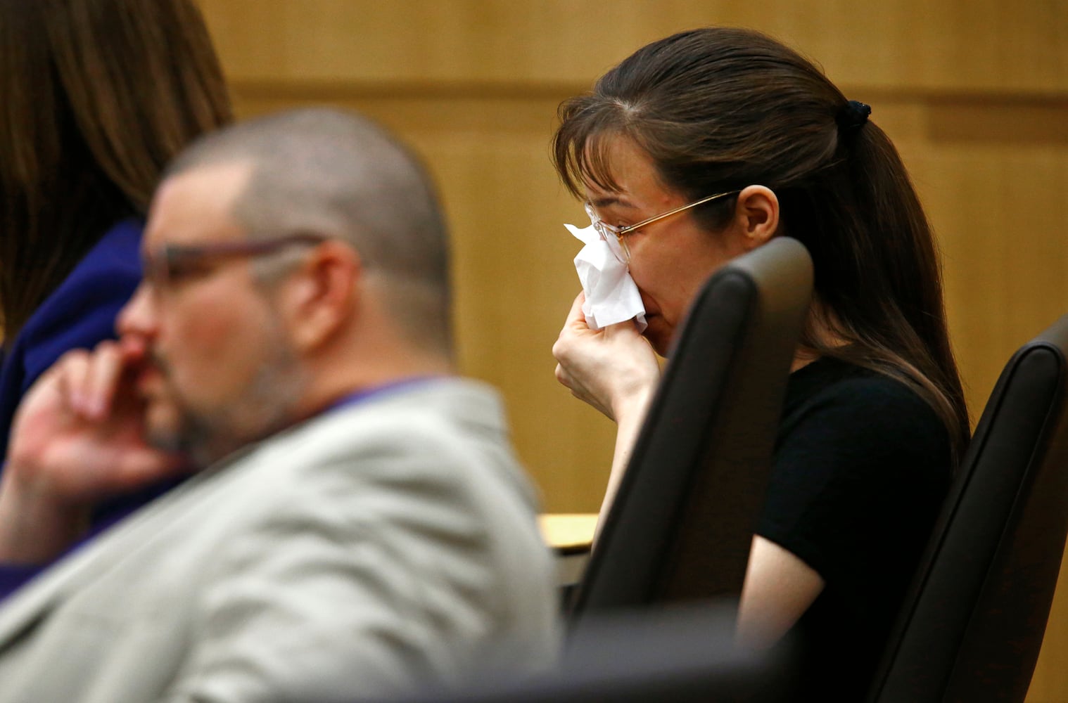 Expressions during her murder trial and sentencing
