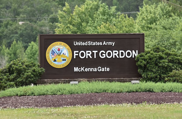 Augusta’s Fort Gordon today becomes the latest U.S. military installation named for a Confederate soldier to be rechristened. The base, home to the U.S. Army Cyber Command and 20,000 active duty soldiers, will be renamed for former U.S. president and war hero Dwight Eisenhower. (Hyosub Shin/hyosub.shin@ajc.com)
