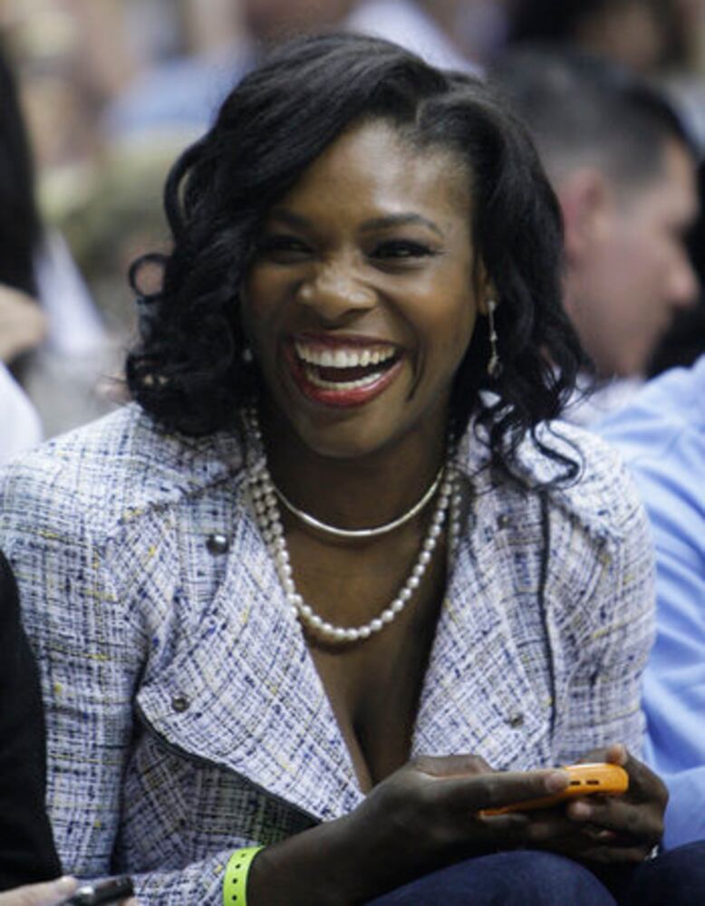 Celebs at NBA title game