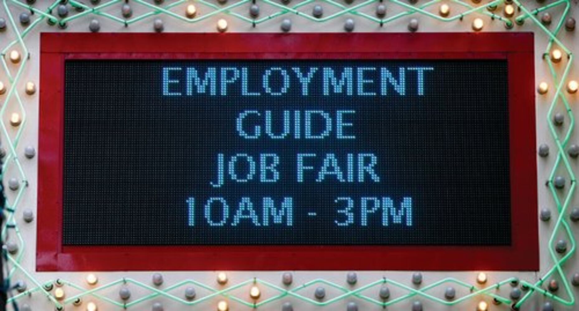 Willing workers, but few jobs at fair