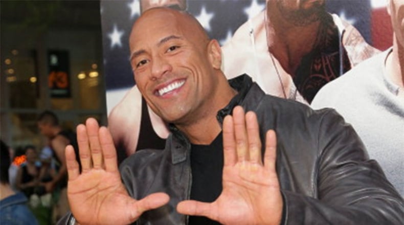 Dwyane Johnson - aka The Rock. (Getty Images)